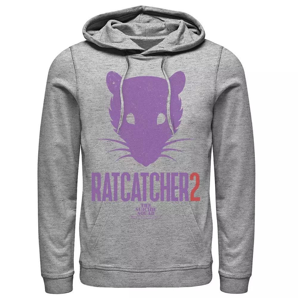 Men's The Suicide Squad Ratcatcher 2 Logo Hoodie, Size: Large, Athletic Grey Product Image