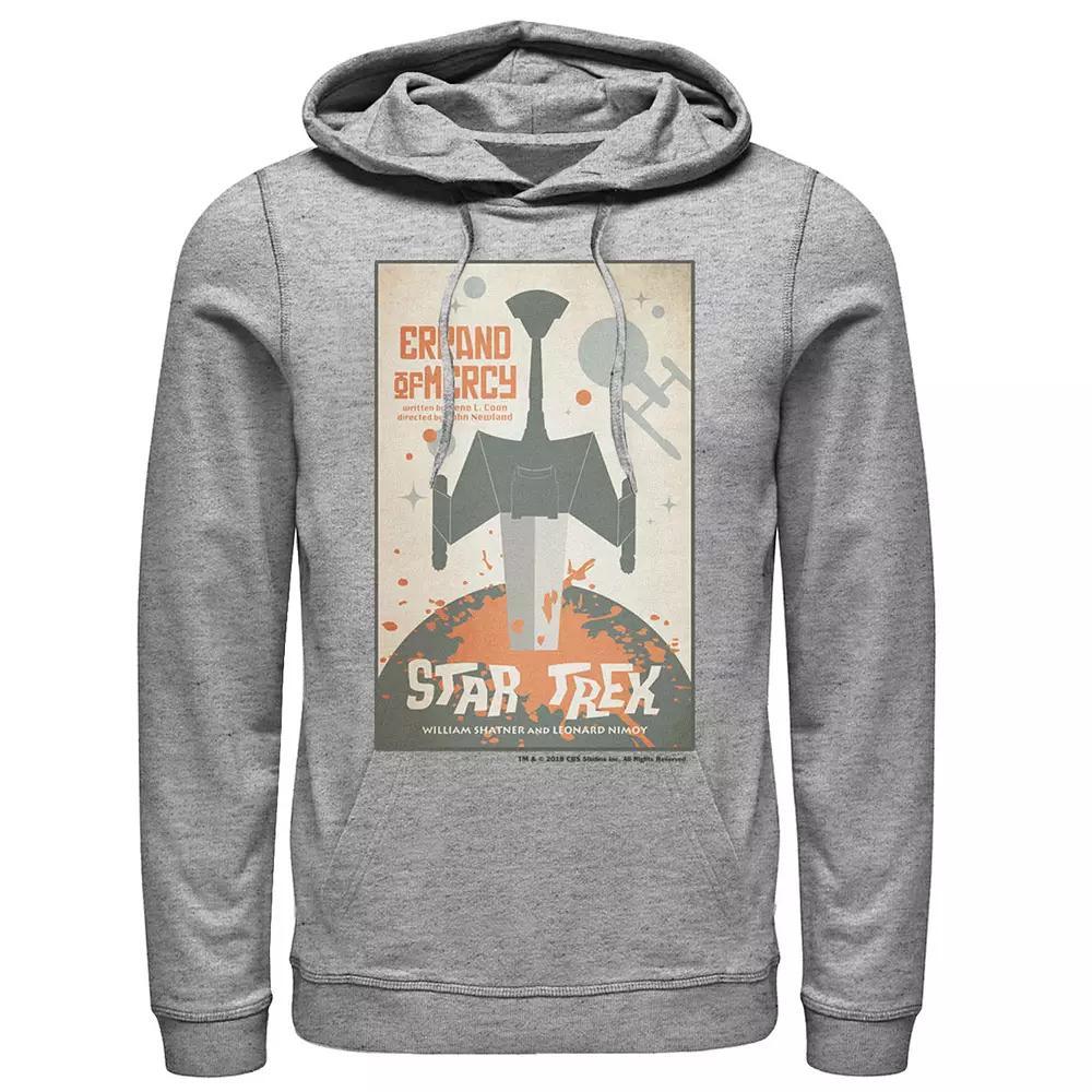 Men's Star Trek Original Series Errand of Mercy Hoodie, Size: Large, Athletic Grey Product Image