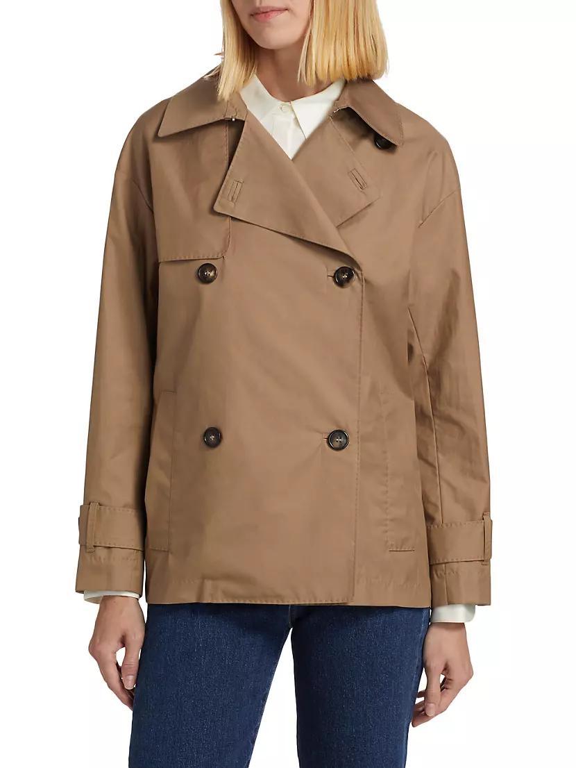 Zeno Double-Breasted Rain Coat Product Image