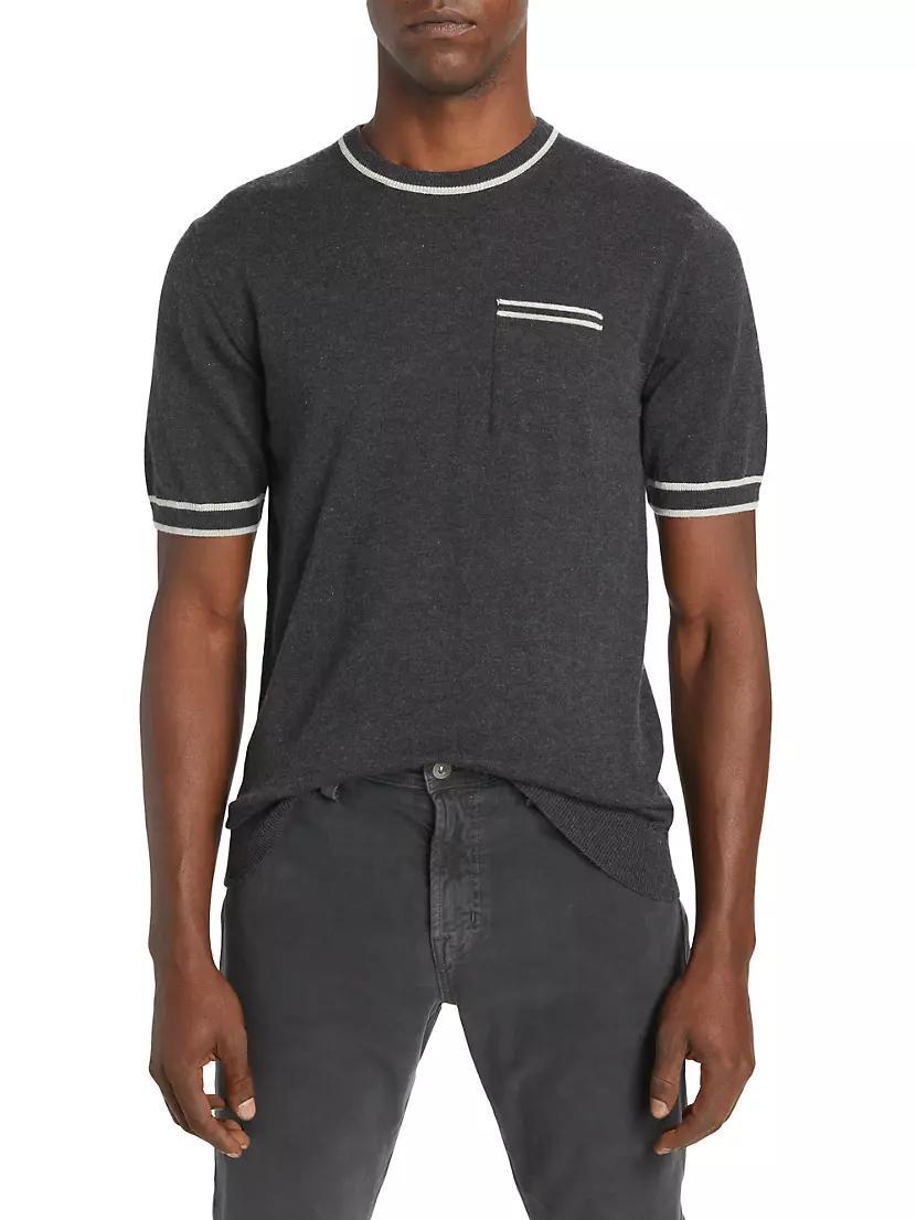 Mens Slim-Fit Knit Crewneck T-Shirt Product Image