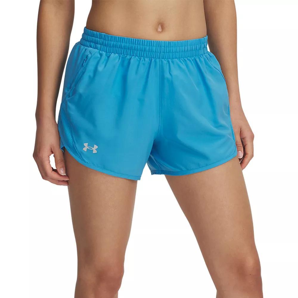 Women's Under Armour Fly-By Shorts, Size: XL, Ether Blue Product Image