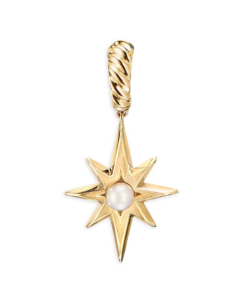 David Yurman Cable Collectibles North Star Birthstone Charm in 18K Yellow Gold with Garnet Product Image