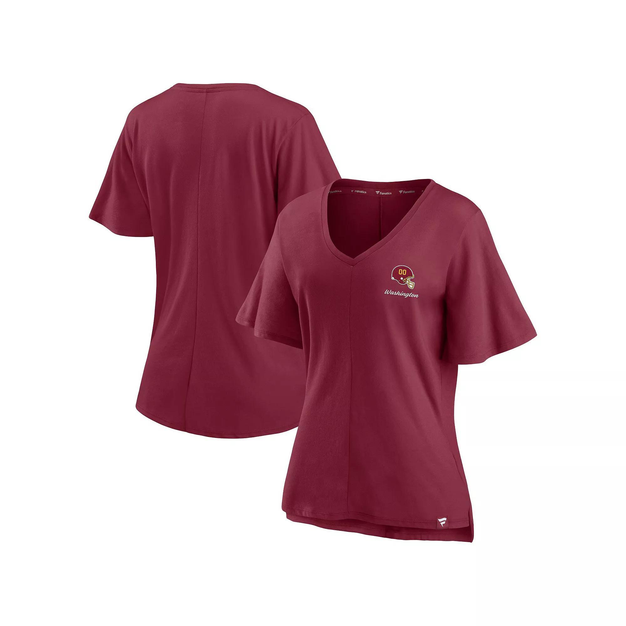 Womens Fanatics Branded Cleveland s Southpaw Flutter V-Neck T-Shirt Product Image