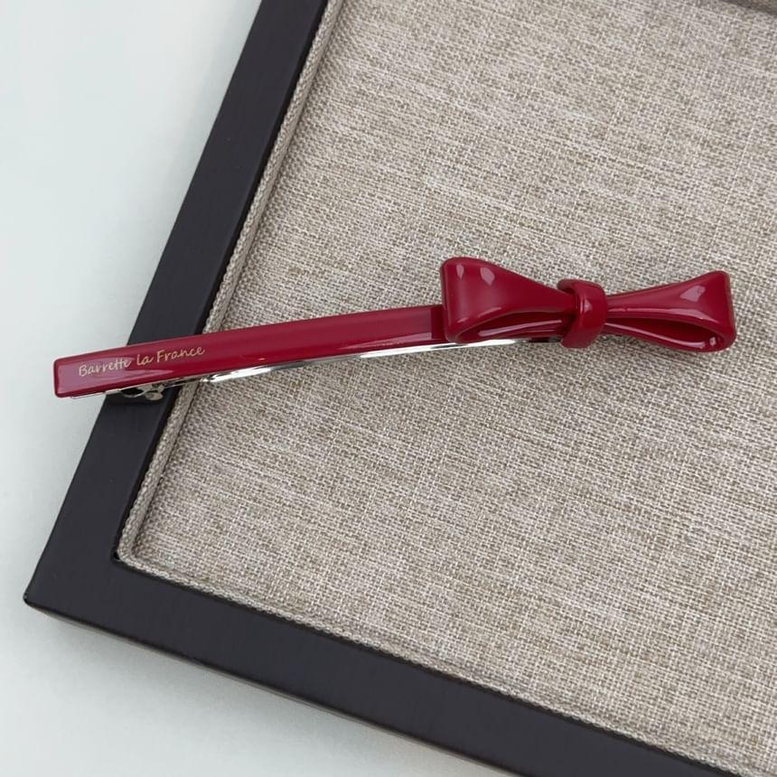Bow Resin Hair Clip Product Image
