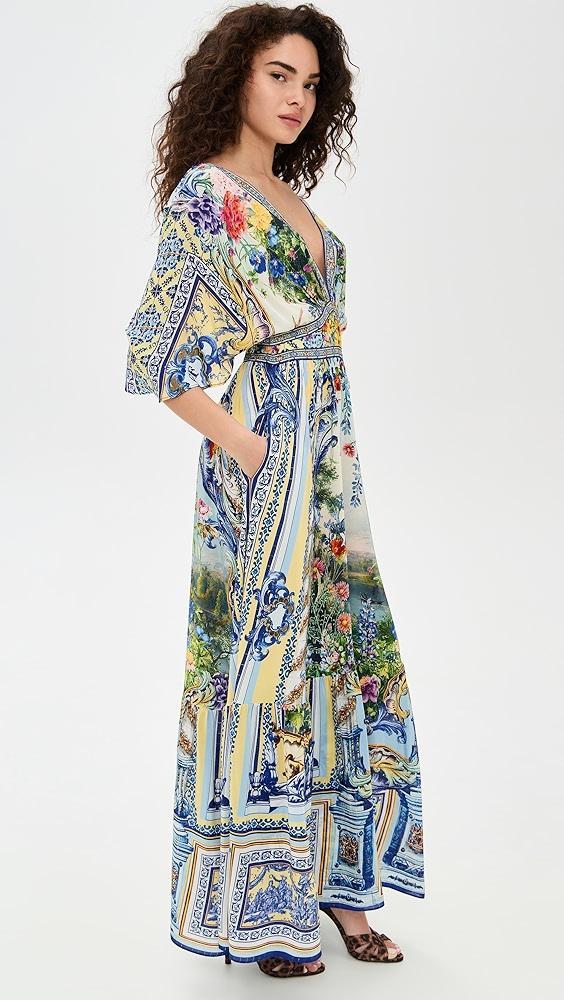 Camilla Waisted Dress with Hem Ruffle | Shopbop Product Image