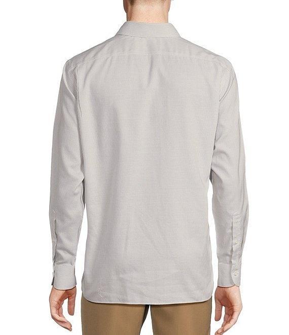 Daniel Cremieux Signature Label Non-Iron Stripe Oxford Long Sleeve Woven Shirt Product Image