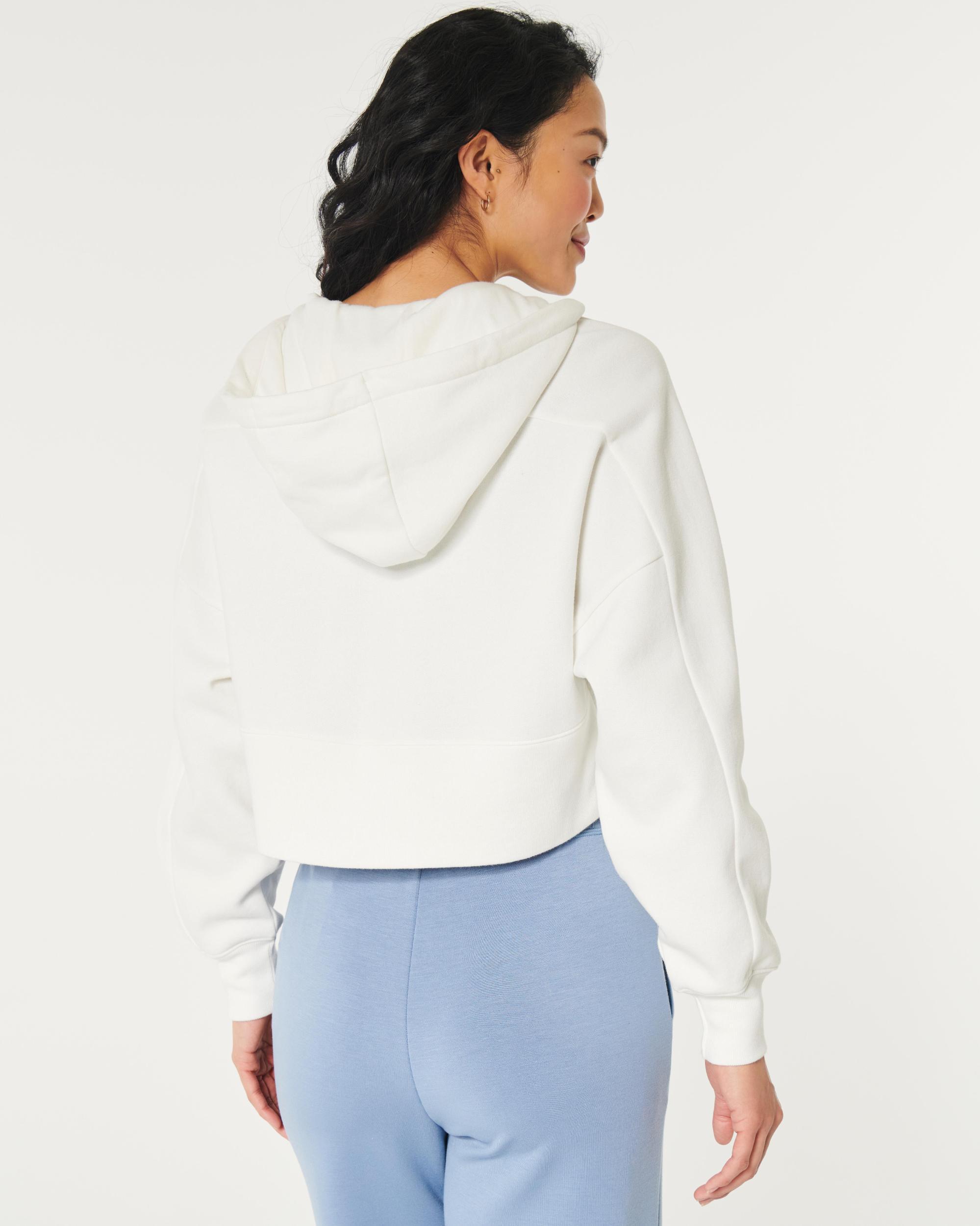 Gilly Hicks Crop Zip-Up Hoodie Product Image