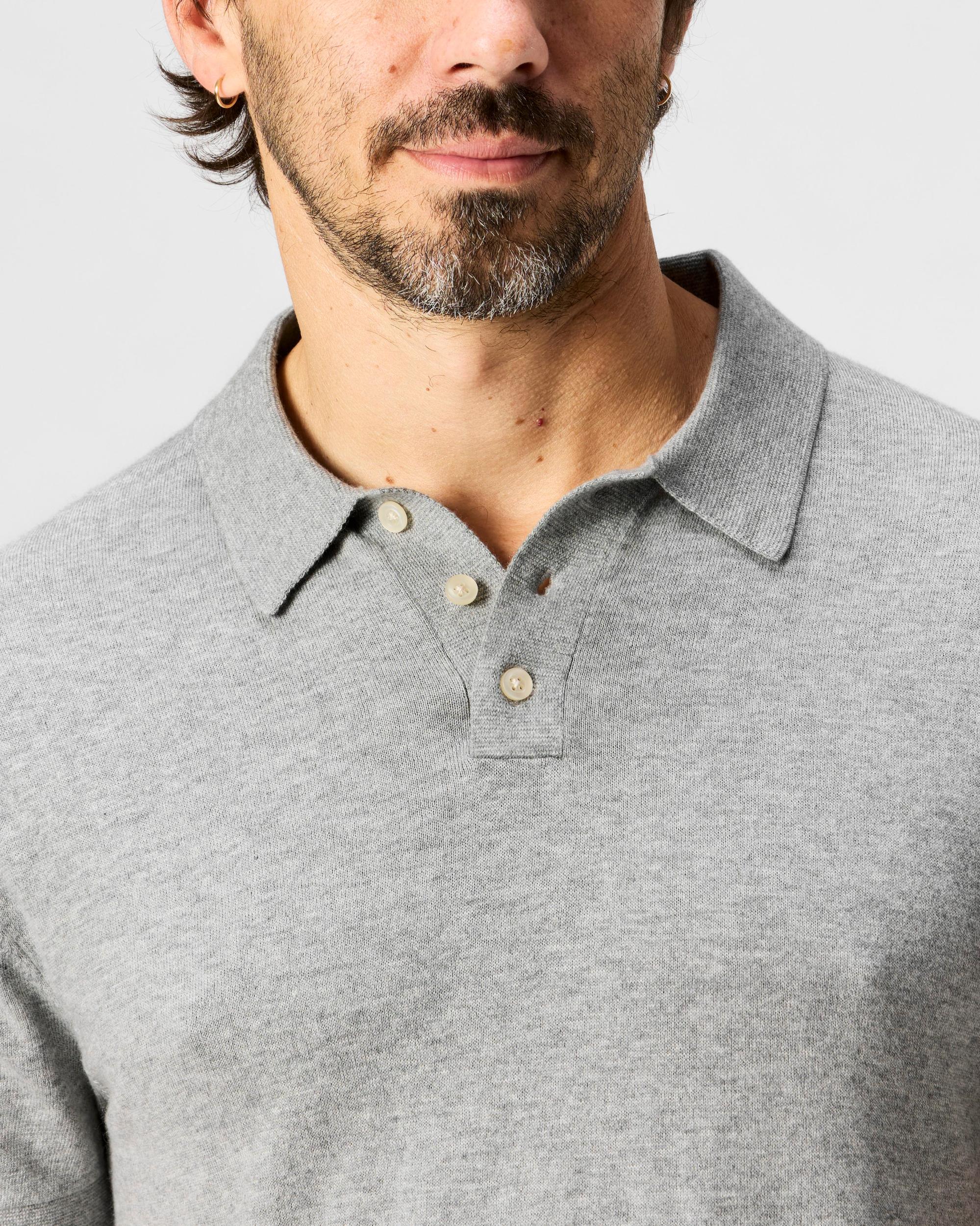 Cotton Cashmere Sweater Polo Product Image