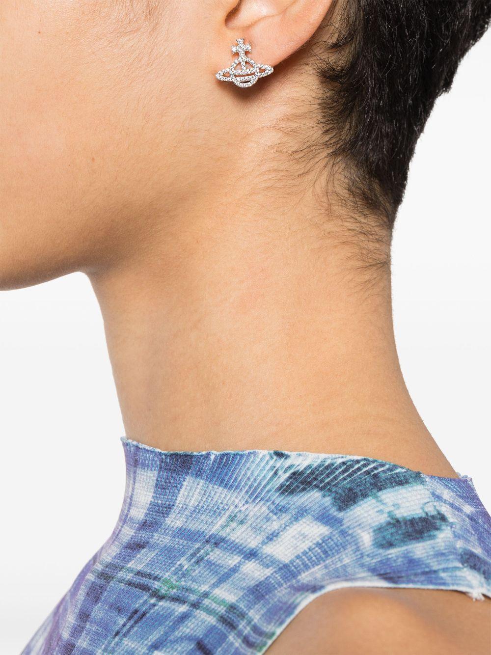 Calliope embellished Orb-plaque earrings Product Image