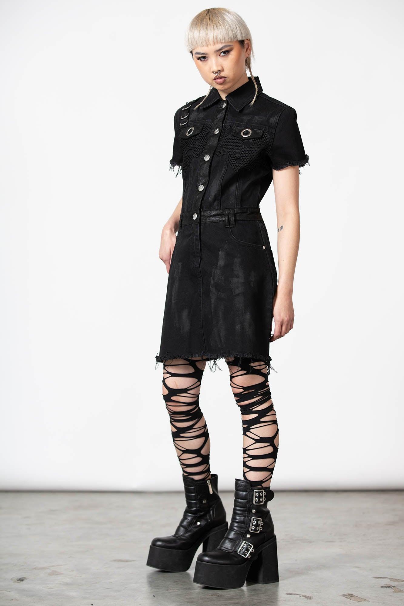 Ree-Vival Denim Dress Female Product Image
