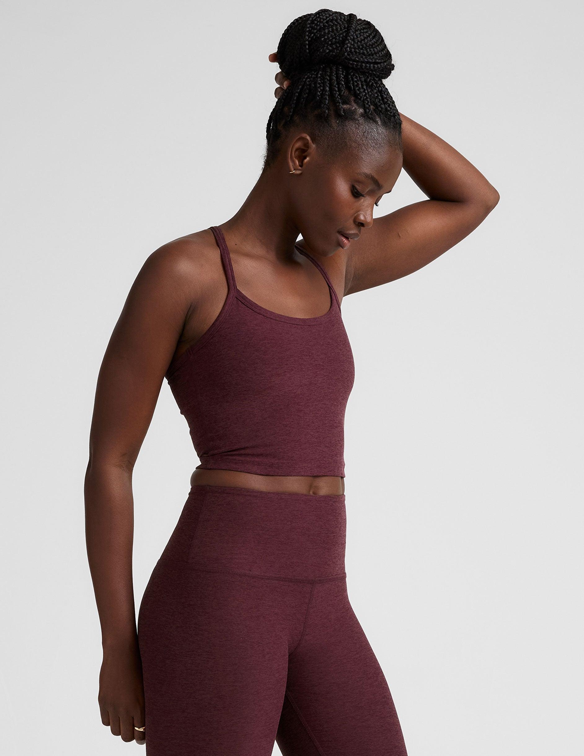 Spacedye Slim Racerback Cropped Tank Product Image