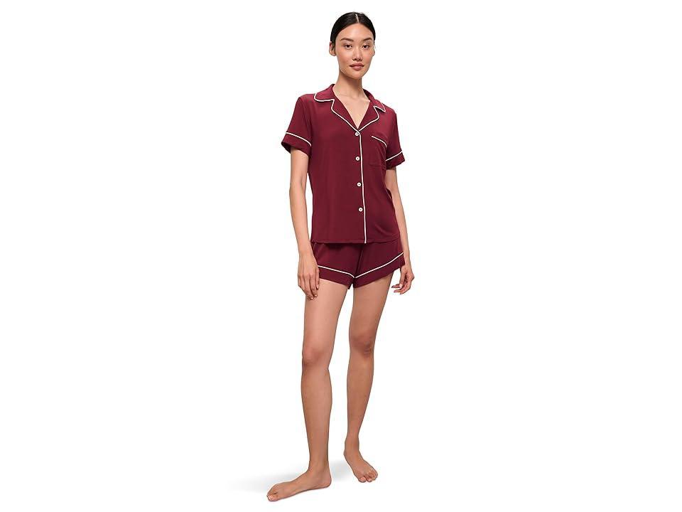 Eberjey Gisele Relaxed Short Sleeve Top & Shorts Product Image
