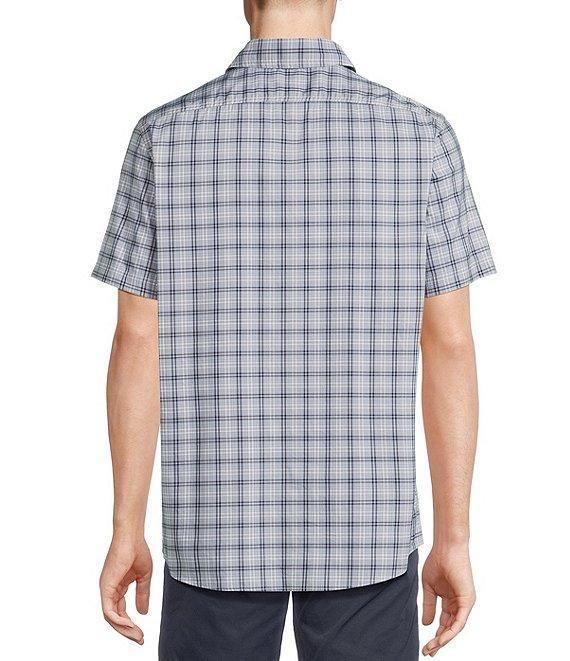 Cremieux Blue Label Big & Tall Performance Stretch Plaid Short Sleeve Woven Shirt Product Image