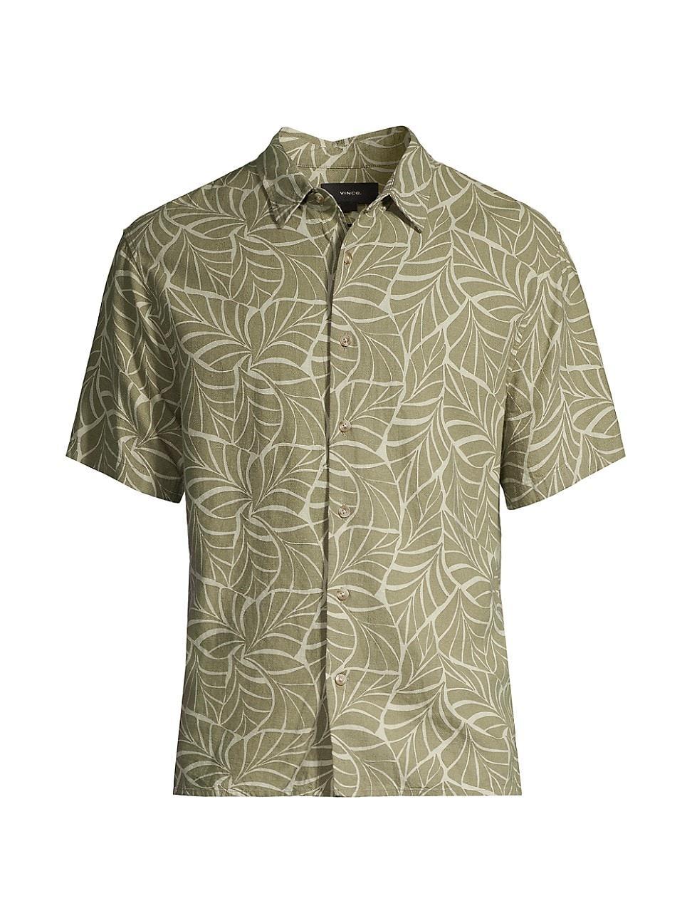 Men's Knotted Leaves Sport Shirt Product Image