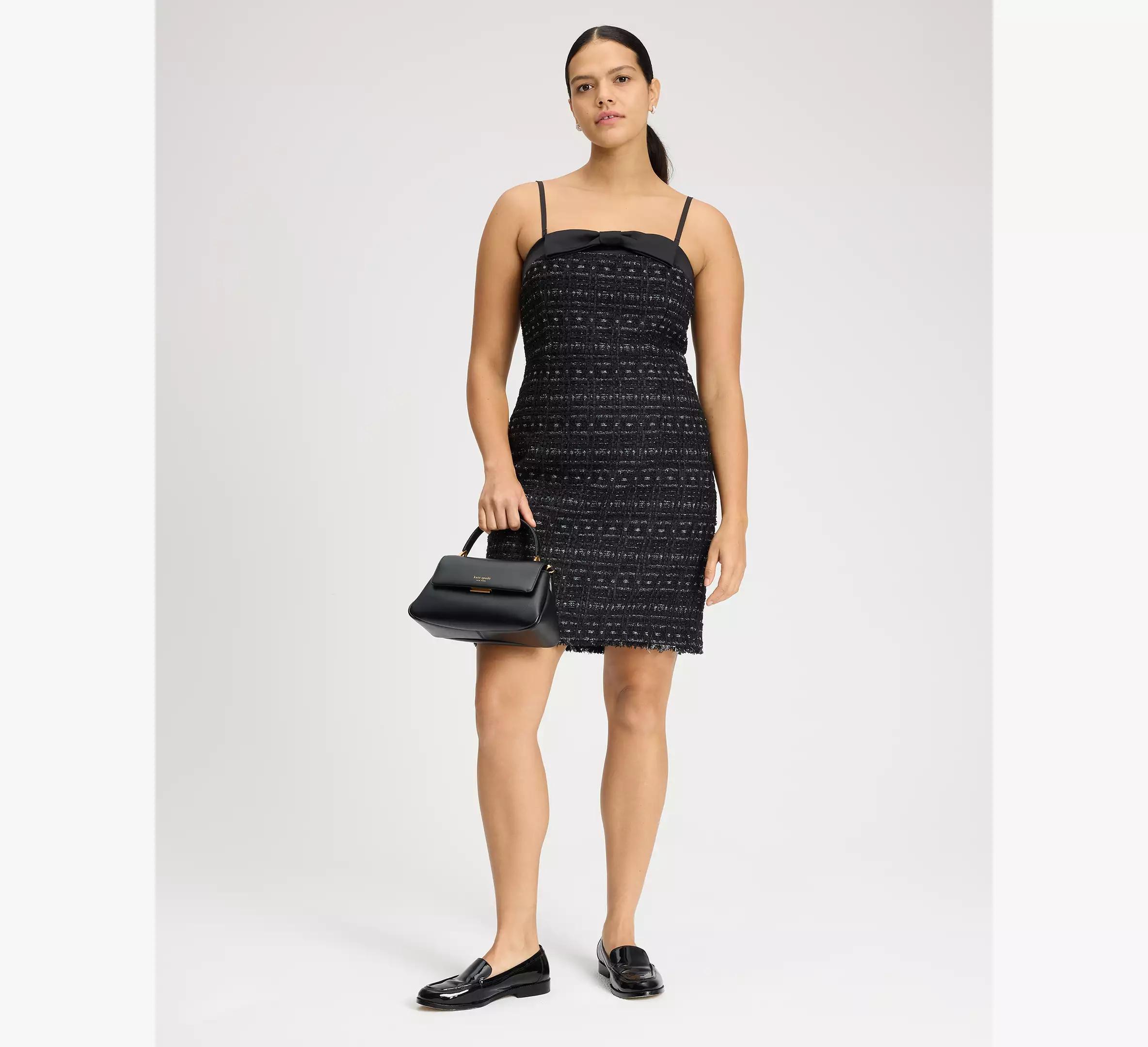 Galaxy Tweed Bow Dress Product Image