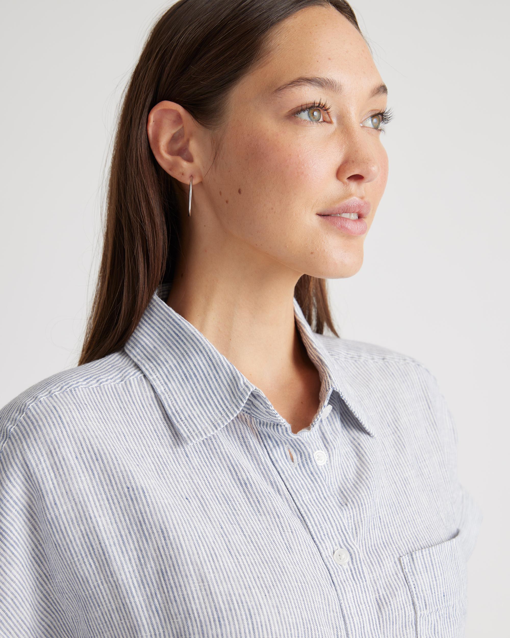 Quince | Women's 100% European Linen Camp Shirt Product Image