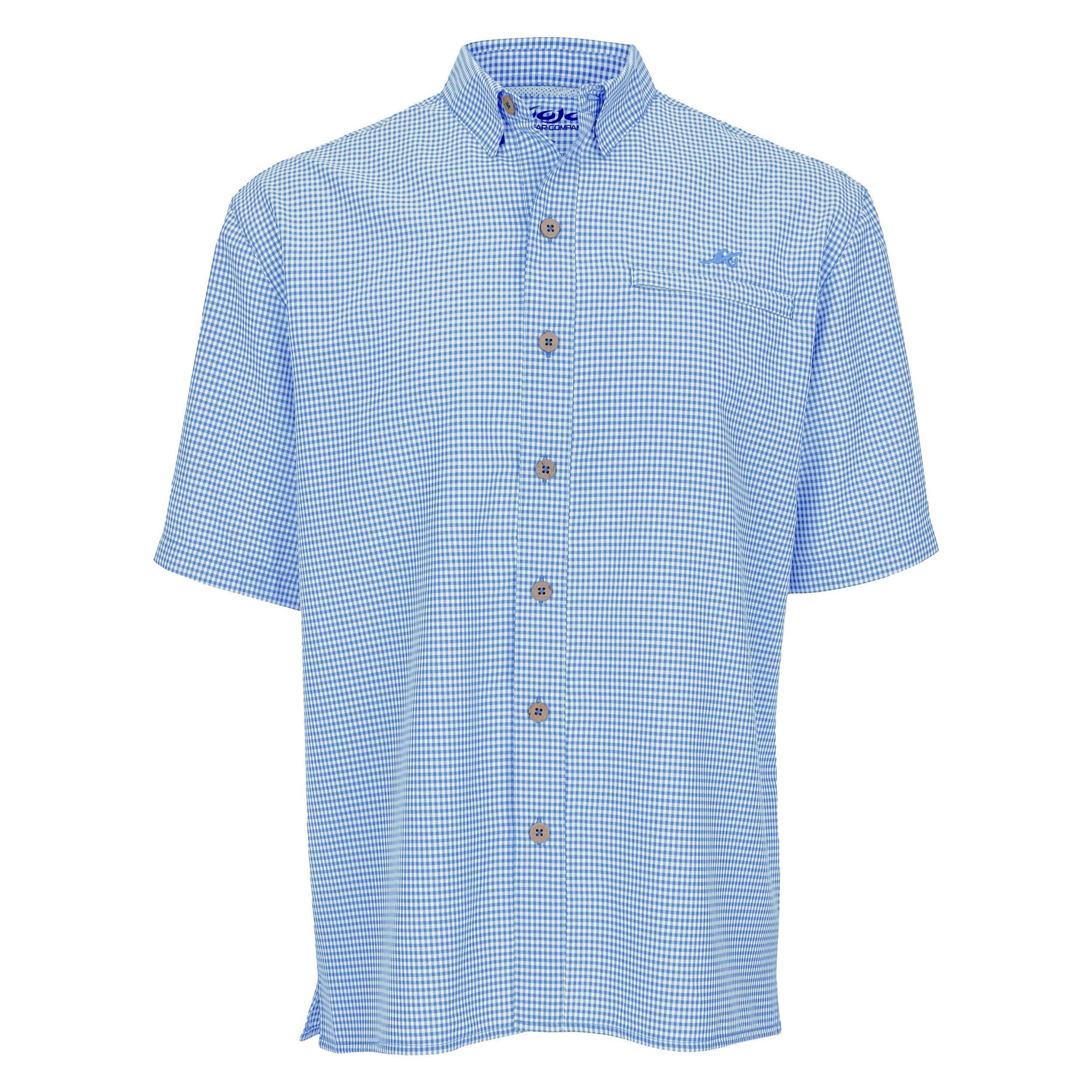 Mojo Sportswear Company Mr. Big Sport Check Short Sleeve Men's Fishing Shirt Product Image