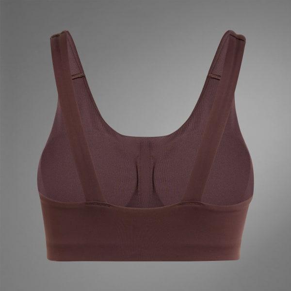 adidas All Me Luxe Medium-Support Bra Core Black 2XS C-D Womens Product Image