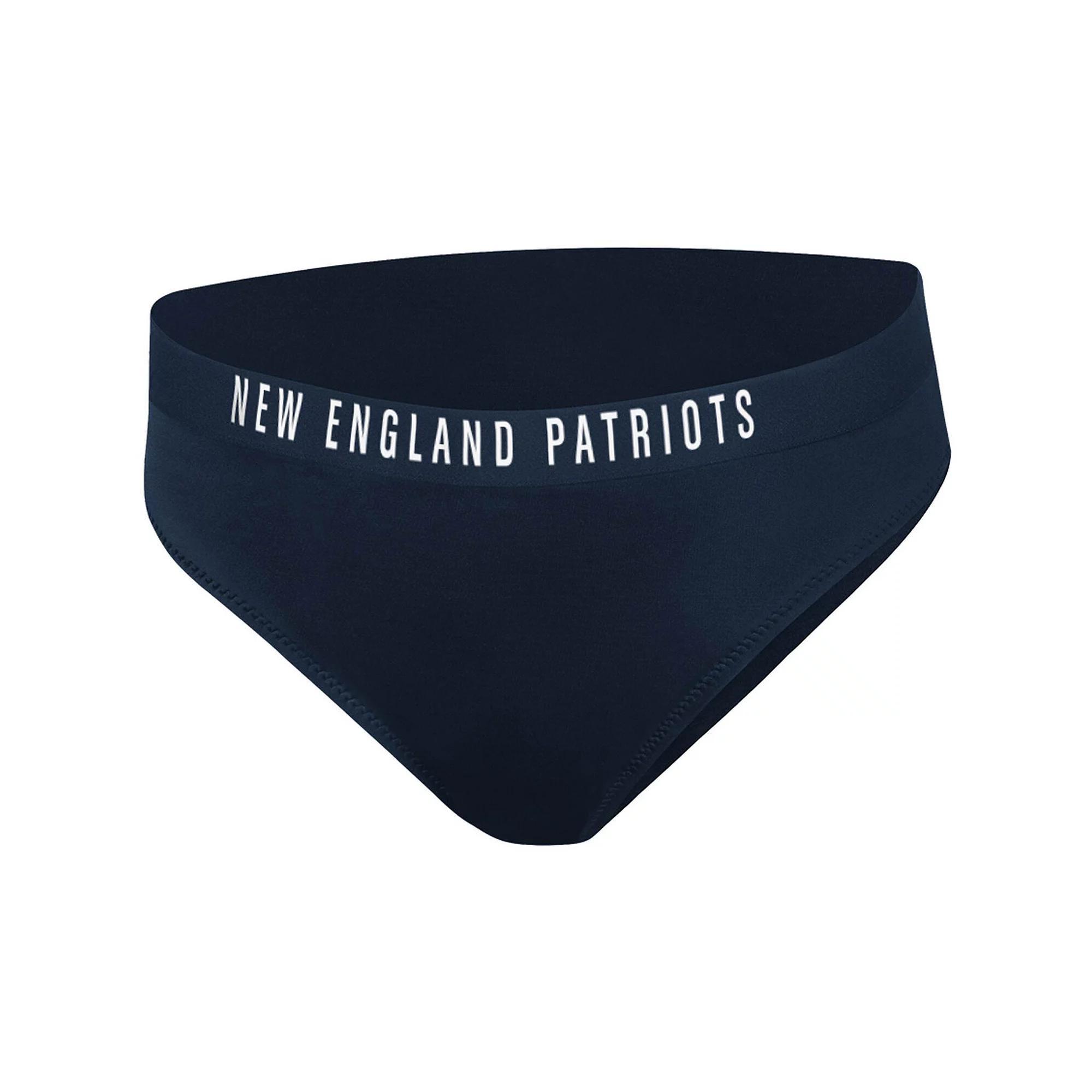 Women's G-III 4Her by Carl Banks Navy New England Patriots All-Star Bikini Bottom, Size: Small, Blue Product Image