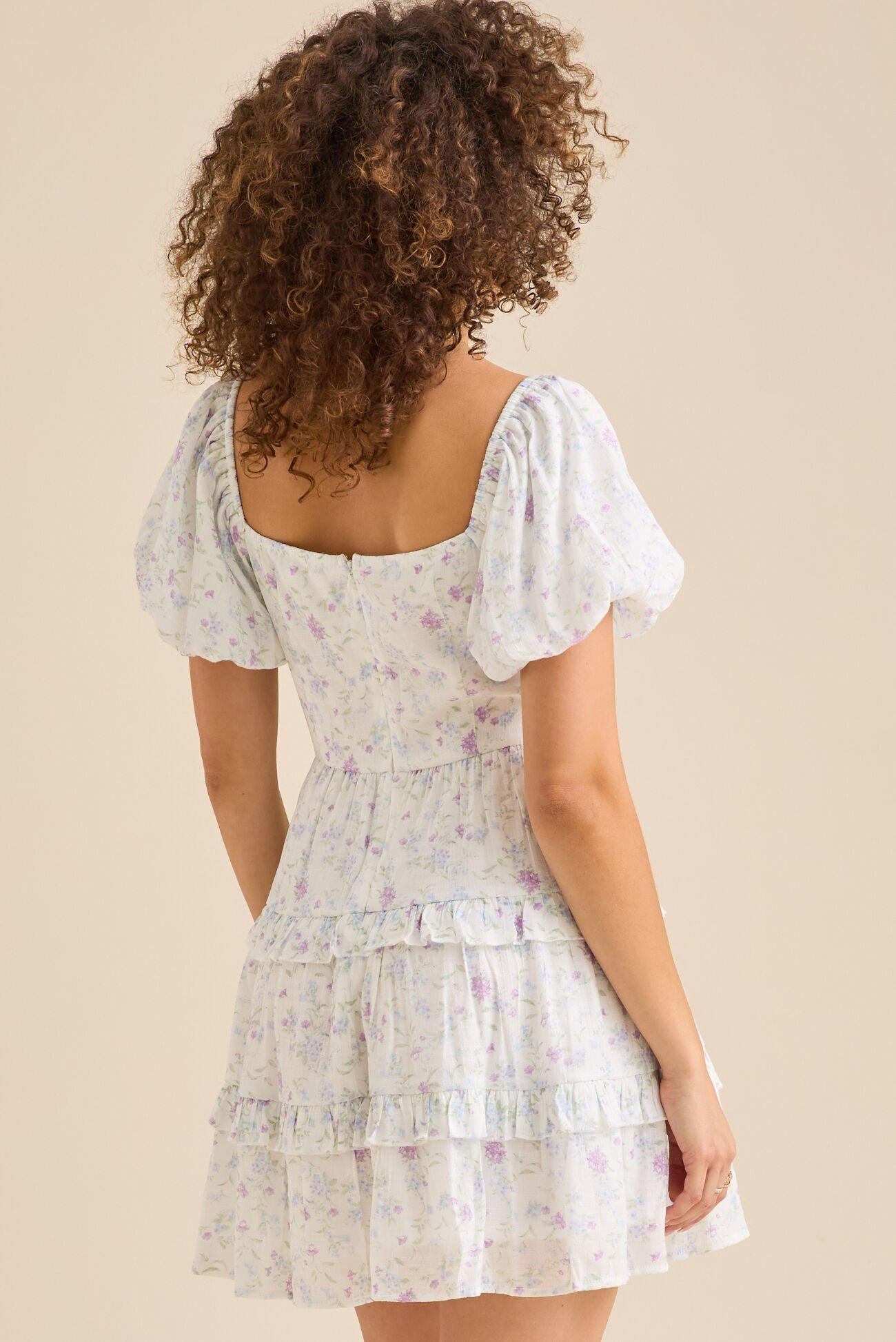 Julia Floral Mini Dress Product Image