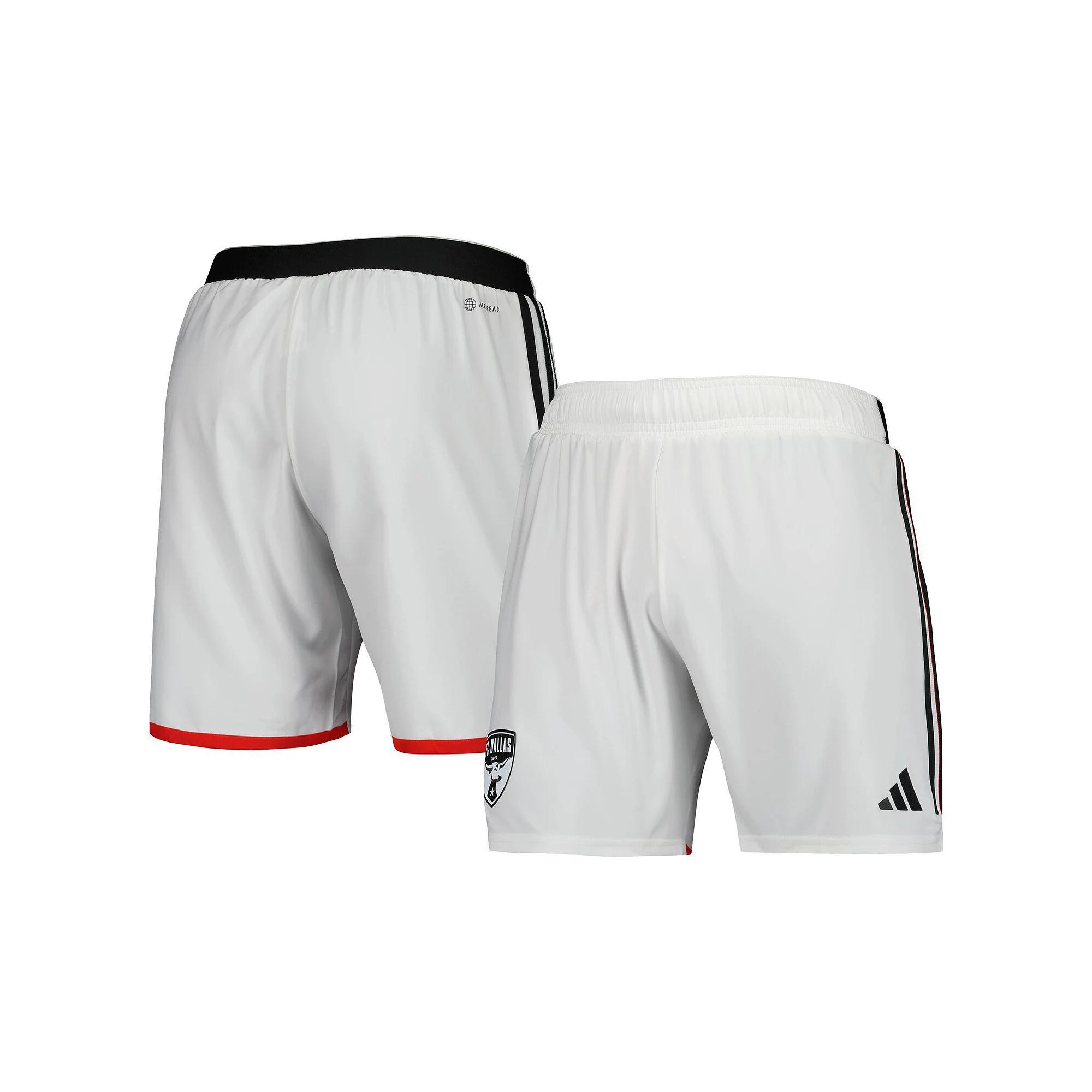 Men's adidas White FC Dallas 2023 Away AEROREADY Authentic Shorts, Size: XL, Fcd White Product Image