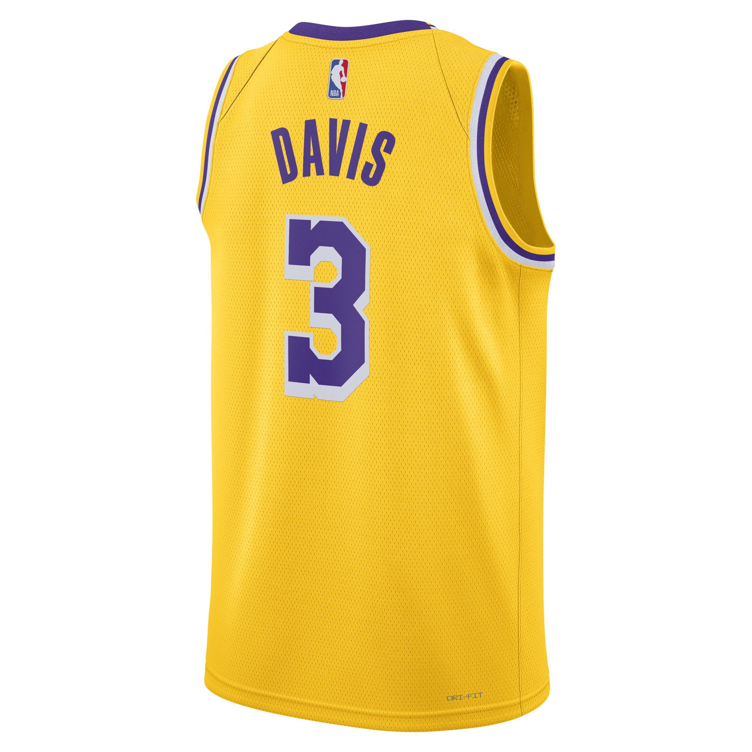 Los Angeles Lakers Icon Edition 2022/23 Nike Men's Dri-FIT NBA Swingman Jersey Product Image