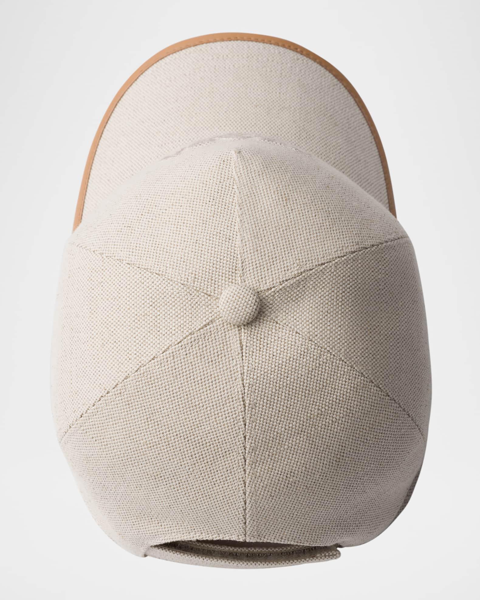 Logo Linen-Blend Baseball Cap Product Image