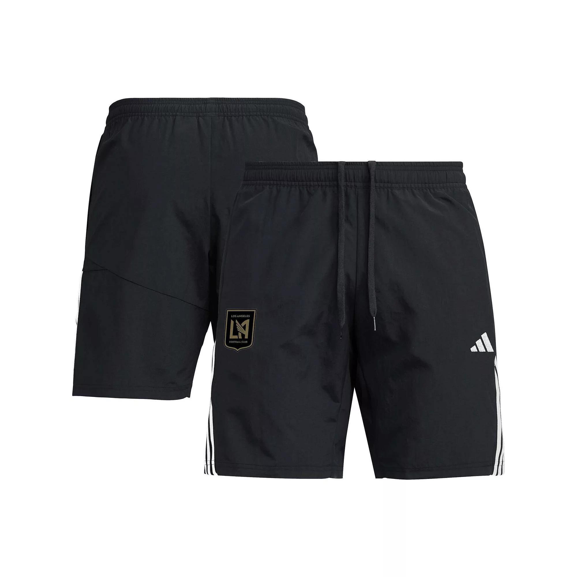 Mens adidas Black Nashville SC Downtime Shorts Product Image