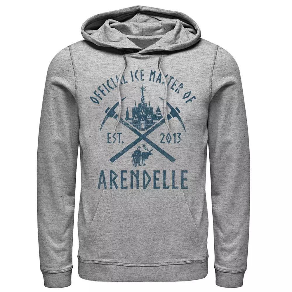 Disney's Frozen Men's Official Ice Master Of Arendelle Hoodie, Size: Medium, Athletic Grey Product Image