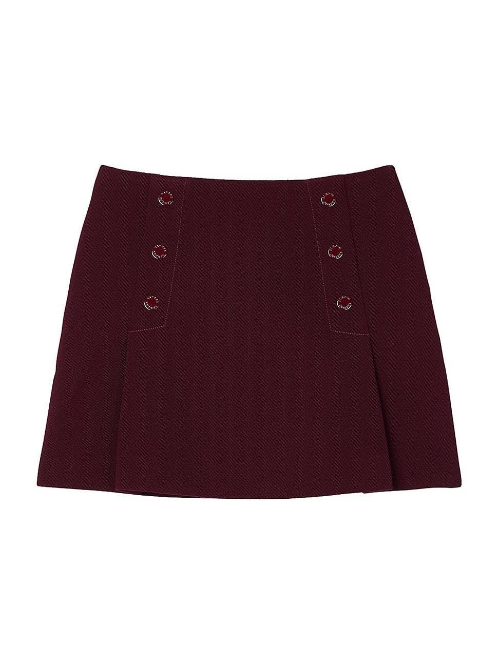 Womens Short Skirt with Press Studs Product Image