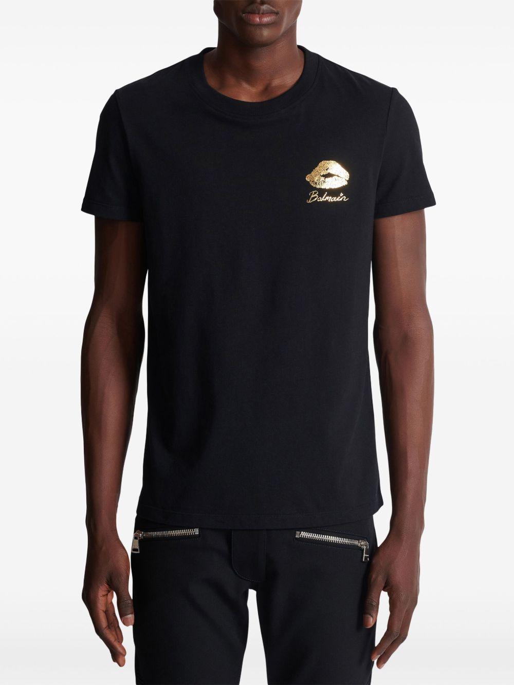 Balmain Kiss print T-shirt Product Image
