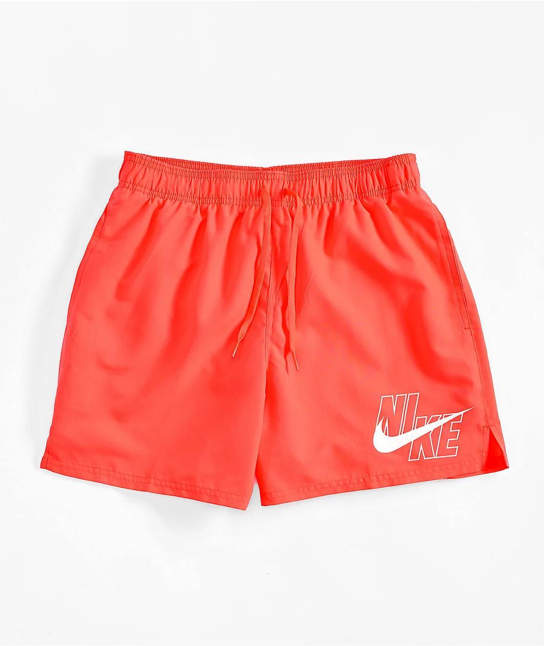 Nike Swim Volley Pastel Red Board Shorts Product Image
