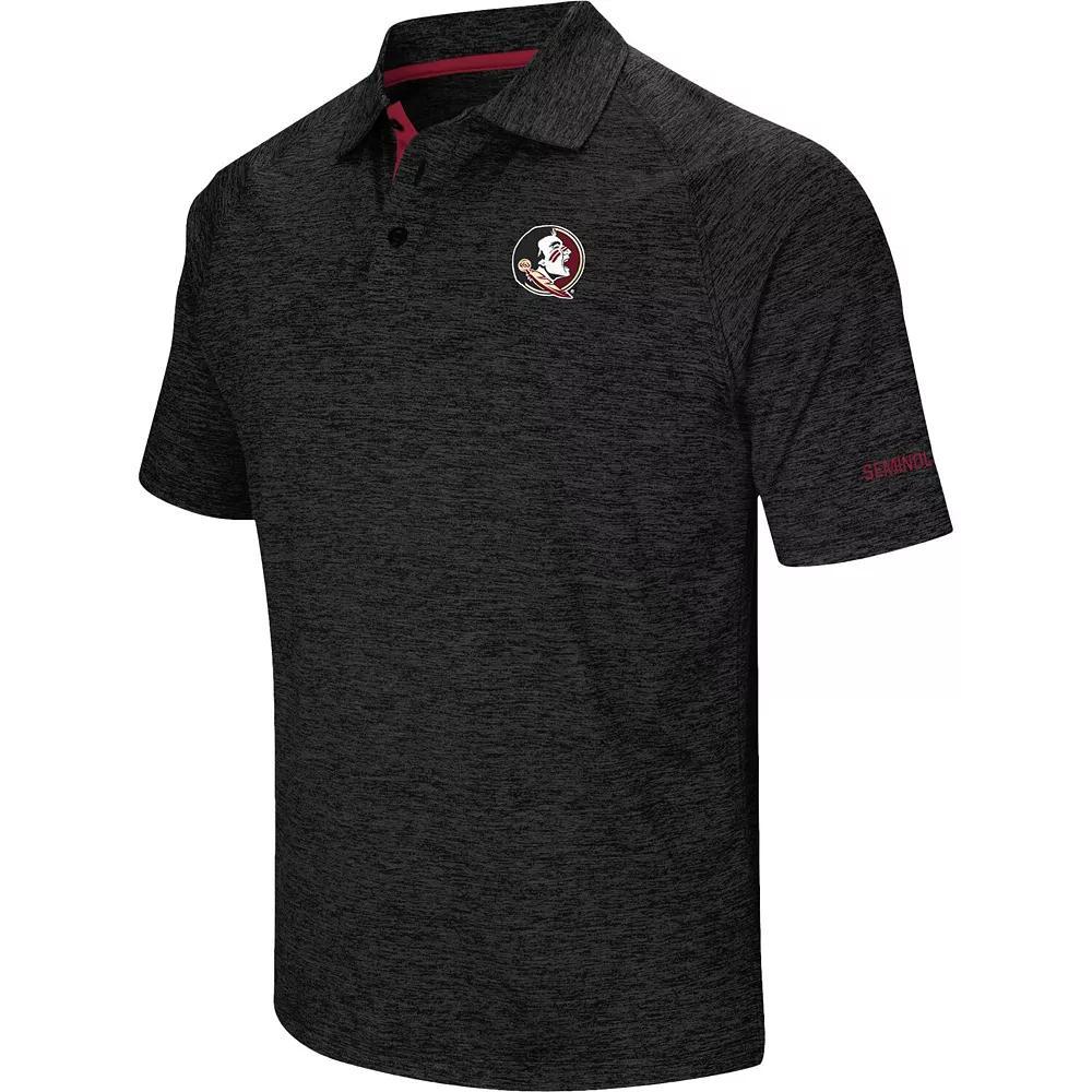 Men's Colosseum Black Washington State Cougars Down Swing Polo, Size: Small, Wsc Charco Product Image