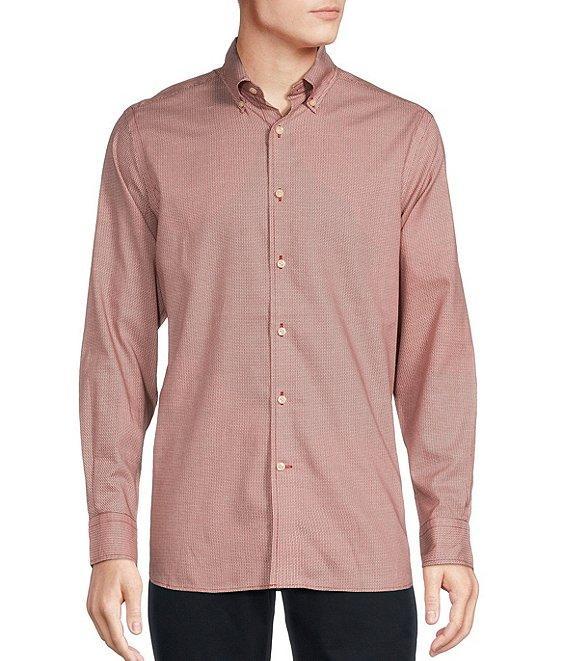 Cremieux Blue Label Twill Printed Long Sleeve Woven Shirt Product Image