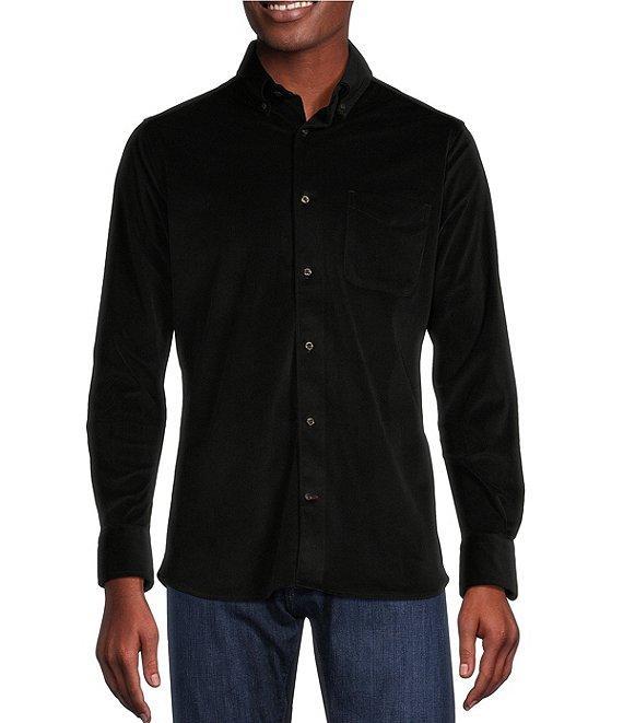Cremieux Blue Label Solid Corduroy Long Sleeve Woven Shirt Product Image