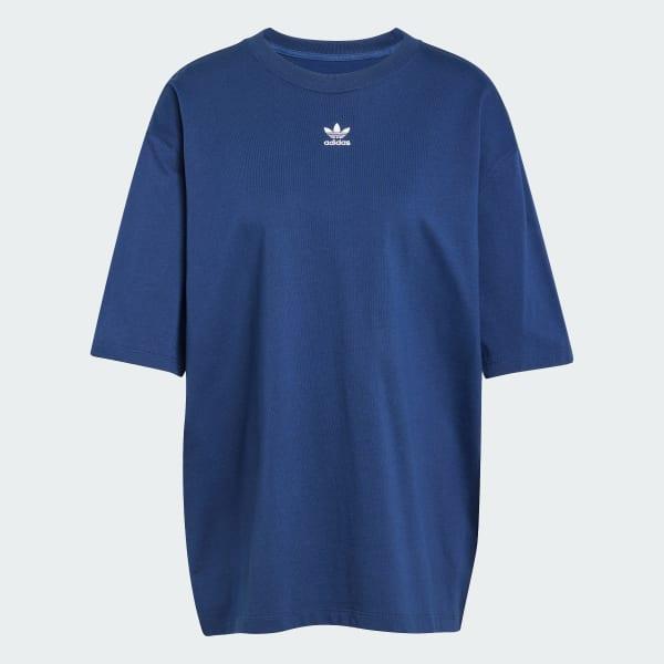 adidas Essentials Boyfriend Tee Night Indigo L Womens Product Image