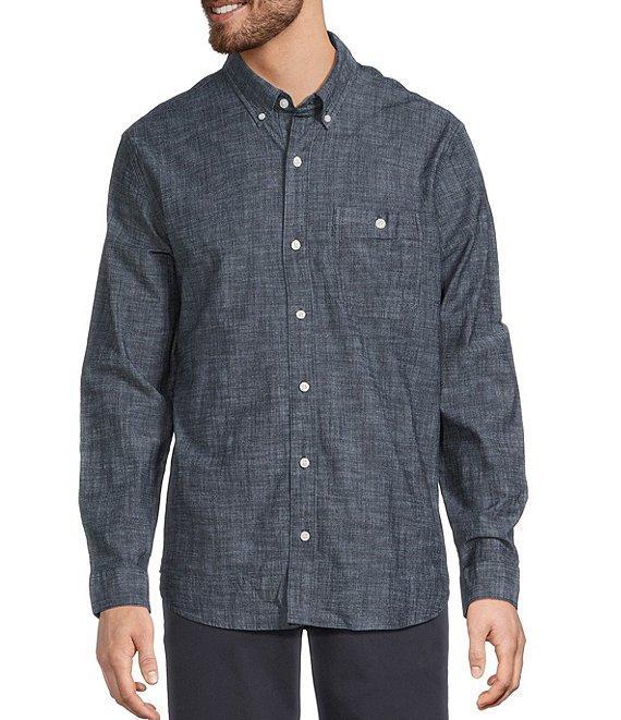 L.L.Bean Comfort Stretch Chambray Long Sleeve Woven Shirt Product Image
