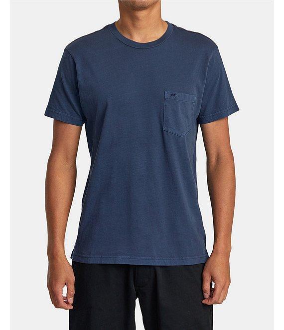 RVCA Short Sleeve Pigment Dyed Jersey T-Shirt Product Image