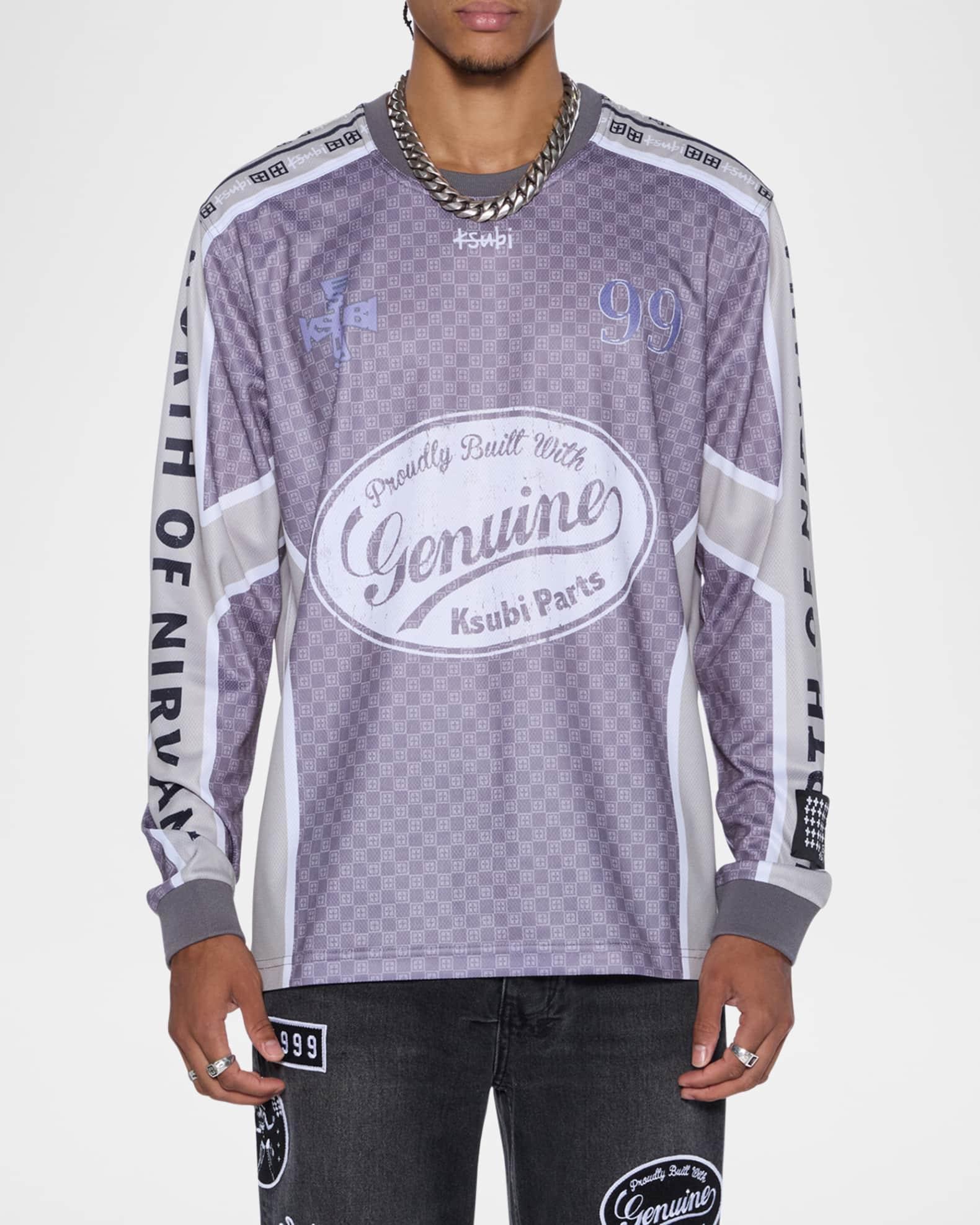Men's Garage Moto Jersey Long-Sleeve T-Shirt Product Image
