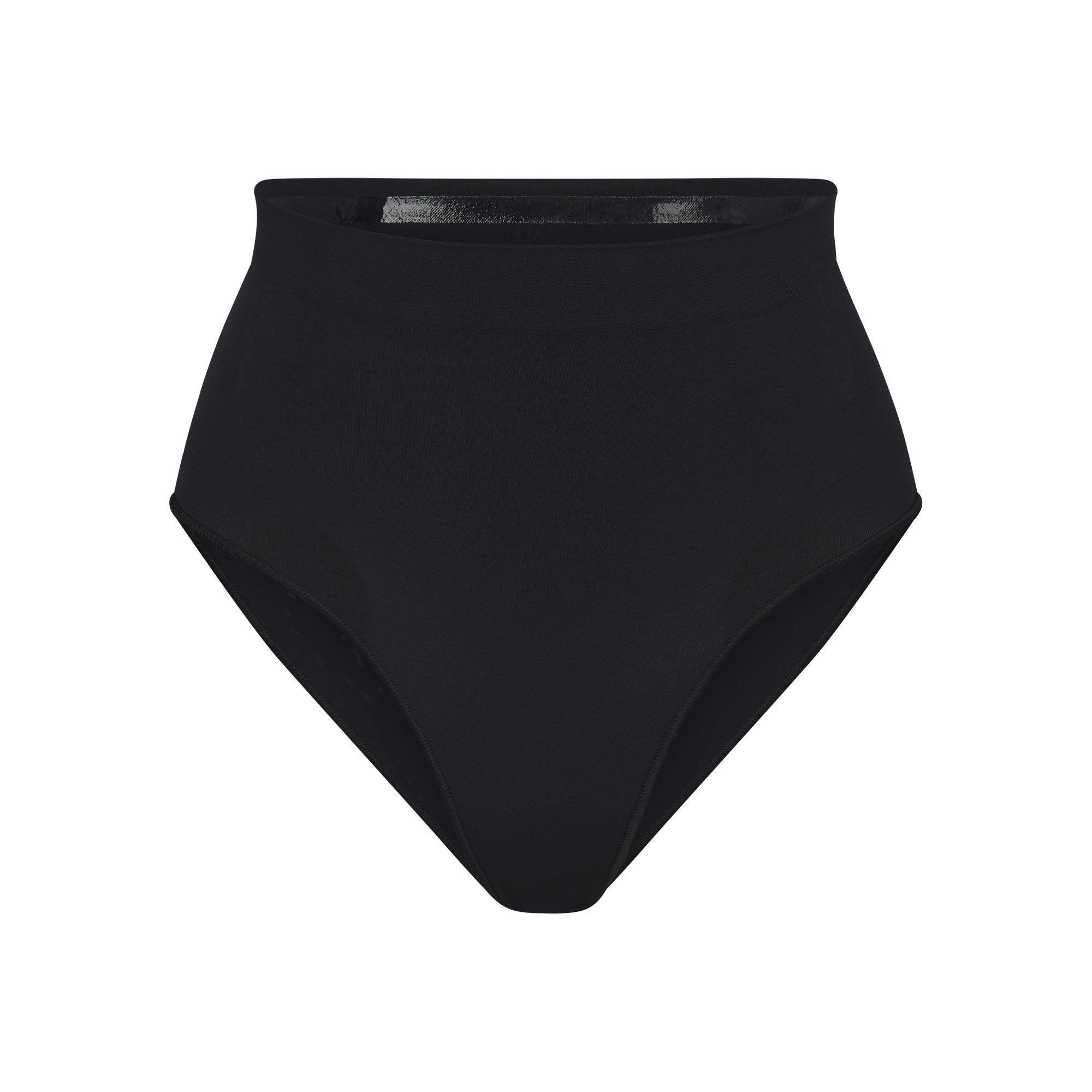 SEAMLESS SCULPT MID WAIST BRIEF | ONYX Product Image