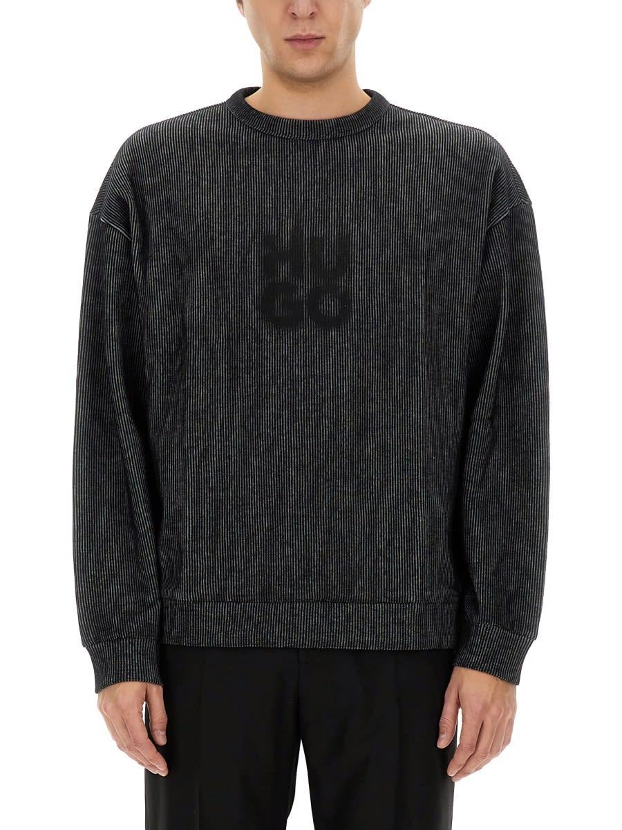 HUGO BOSS Sweatshirt With Logo In Black Product Image