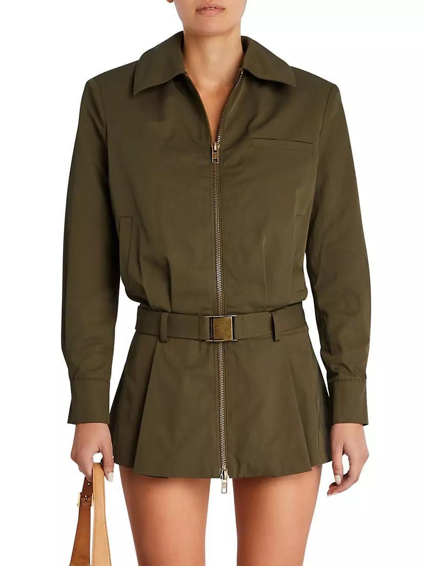 Sanders Twill Bomber Jacket Dress Product Image