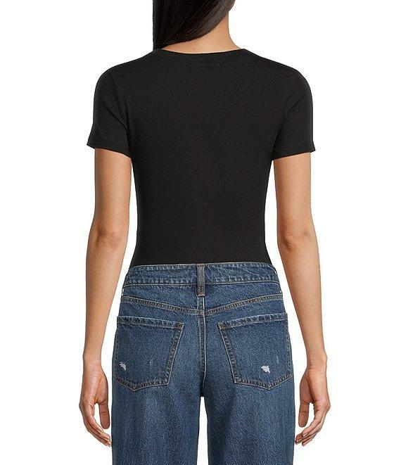 Copper Key Crew Neck Short Sleeve Bodysuit Product Image