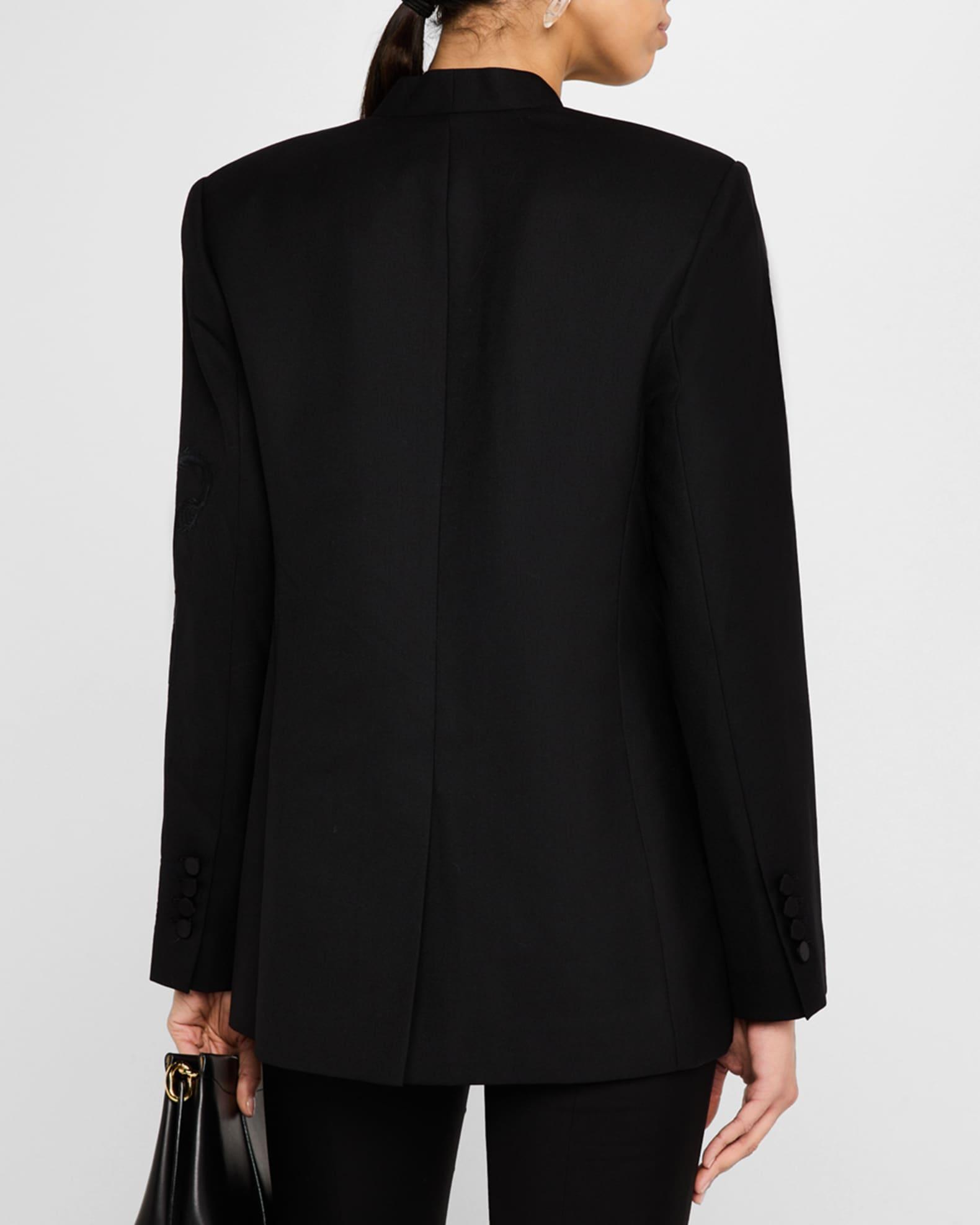 Sydney Embroidered Wool-Blend Jacket Product Image