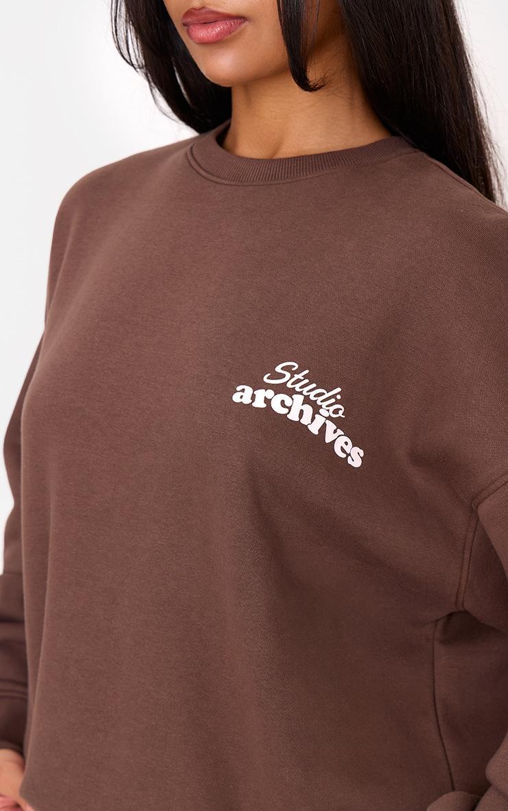  Chocolate Studio Archives Print Sweatshirt Product Image