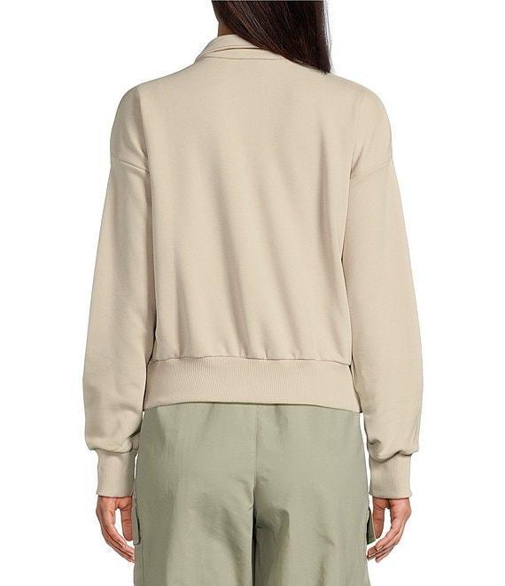 Columbia Marble Canyon French Terry Stand Collar Long Sleeve Quarter Zip Pullover Product Image