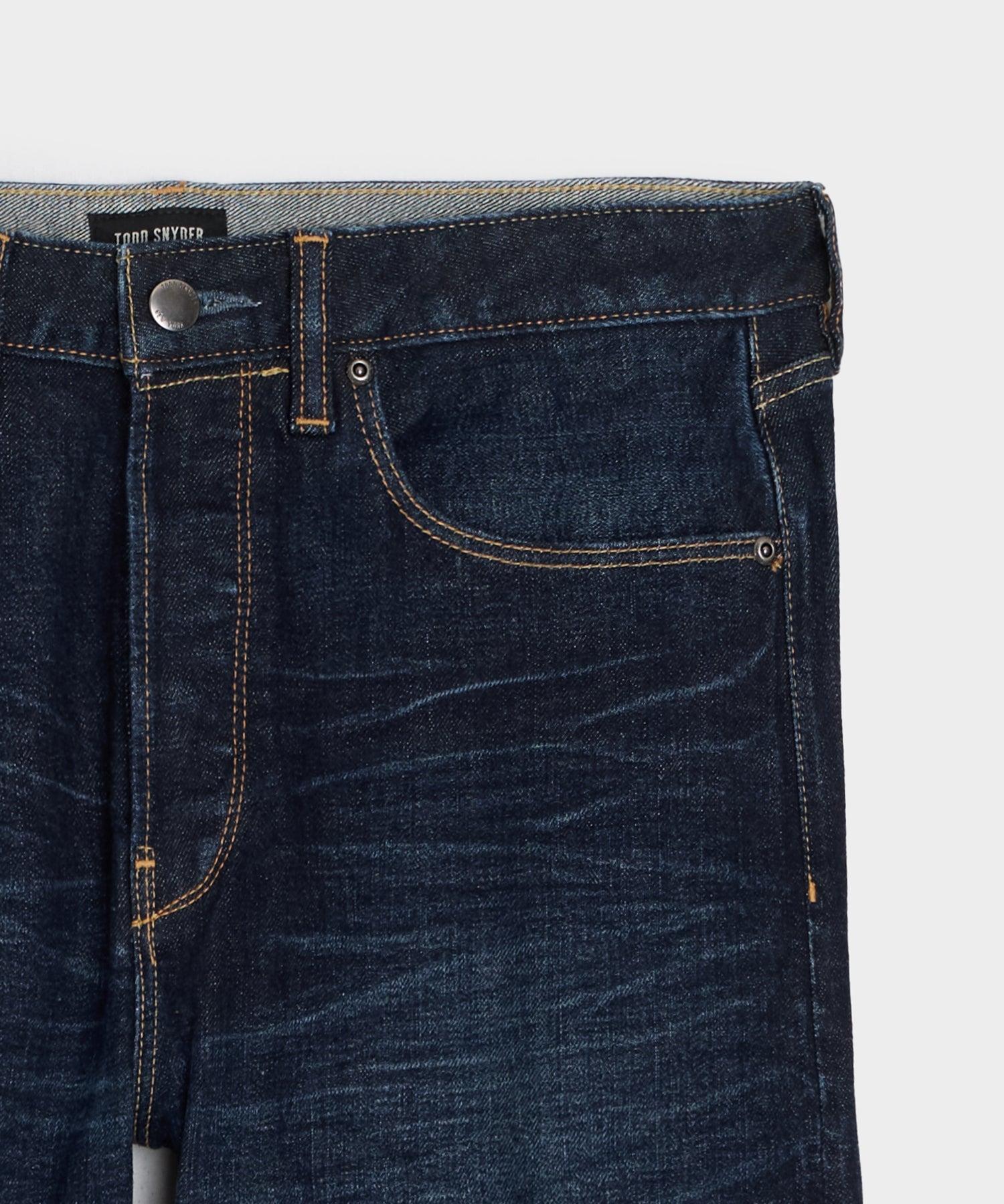 Straight Japanese Selvedge Stretch Jean Product Image