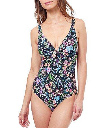Profile by Gottex Tie Front One Piece Swimsuit Product Image