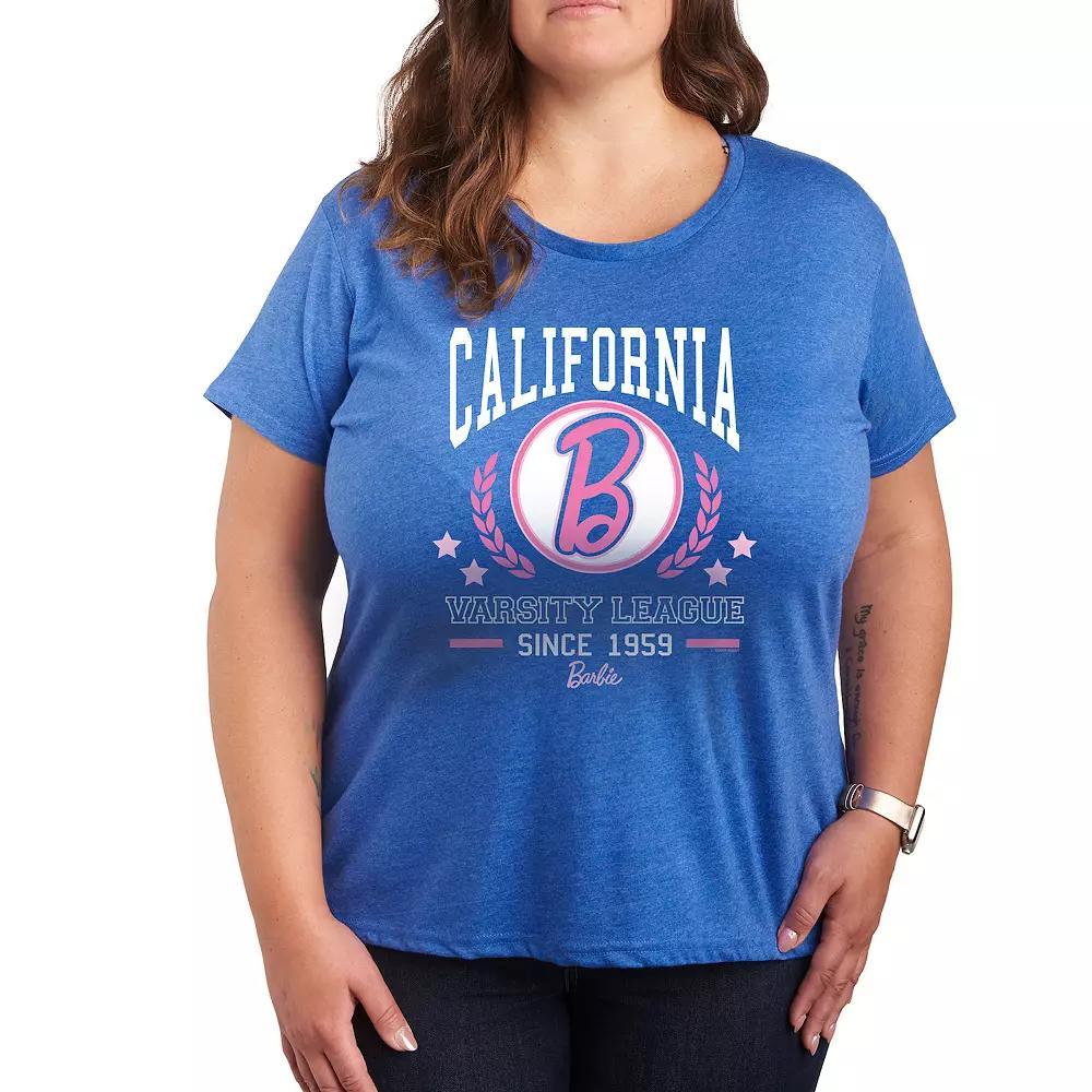 Plus Barbie Varsity League Graphic Tee, Womens Product Image