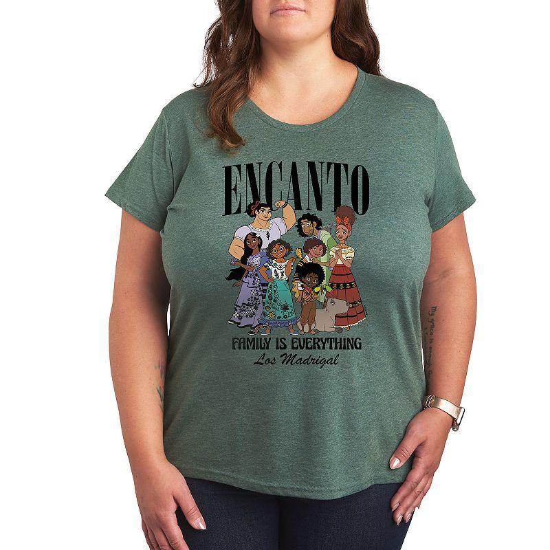 Plus Sesame Street Sugar Plum Crew Graphic Tee, Womens Grey Gray Product Image